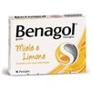 Reckitt Benckiser H.(It.) Spa Benagol Pastiglie Gusto Miele E Limone 16 Pastiglie