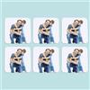 Fotoregali Calamite Personalizzate Quadrate Pack da 6