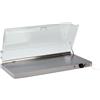 FORCAR Piano Caldo Inox AISI 304 con Cupola Rettangolare in Plexiglass