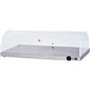 FORCAR Piano Caldo Inox AISI 304 con Cupola Semicircolare in Plexiglass