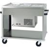 FORCAR Carrello Refrigerato Statico Inox AISI 304 - N° 3 Bacinelle GN1/1
