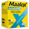 OPELLA HEALTHCARE ITALY Srl Maalox Reflurapid Blocca Il Reflusso, Riduce Il Bruciore, 40 Compresse