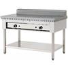 Ristosubito Piastra per piadine a gas in acciaio inox CP8 Piana in acciaio inox