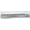 CoolHead Vetrina refrigerata porta bacinelle Modello VRX13/33 - 5 x GN1/4 in acciaio INOX