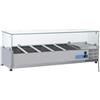 CoolHead Vetrina refrigerata porta bacinelle Modello VRX13/38 - 5 x GN1/3 in acciaio INOX