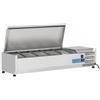 CoolHead Vetrina refrigerata porta bacinelle Modello VRX12/33SS - 5 x GN1/4 in acciaio INOX