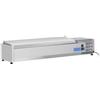 CoolHead Vetrina refrigerata porta bacinelle Modello VRX14/33SS in acciaio INOX Compatibile con vaschette 6 x GN1/4