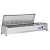 CoolHead Vetrina refrigerata porta bacinelle Modello VRX15/33SS in acciaio INOX Compatibile con vaschette 7 x GN1/4