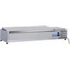 CoolHead Vetrina refrigerata porta bacinelle Modello VRX14/38SS in acciaio INOX Compatibile con vaschette 6 x GN1/3