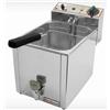 Beckers Friggitrice Elettrica Da banco con rubinetto Modello FR8 Potenza: KW 3 Capacità Lt. 8 Temp.°C. 50 / 190 Dim. cm L.26.5 P.45 H.36