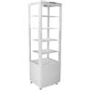 Beckers Armadio Refrigerato ventilato\espositore bibite Modello VRN235 BIANCA Porta a vetro