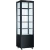 Beckers Armadio Refrigerato ventilato\espositore bibite Modello VRN235 NERA Porta a vetro