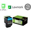 LEXMARK TONER CIANO - 80C20C0