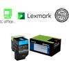 LEXMARK TONER CIANO - 80C2HC0