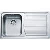 FRANKE lavello a 1 vasca + gocciolatoio LOGICA LINE LLL 611-L - 101.0086.236