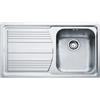 FRANKE lavello a 1 vasca + gocciolatoio LOGICA LINE LLL 611-L - 101.0086.240