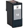 Toneramico Cartuccia rigenerata ad inchiostro per Lexmark 14 LEX 14 18C2090E Black