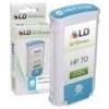HP CARTUCCIA COMPATIBILE HP DESIGNJET Z2100 HP 70 C9390A LIGHT CIANO