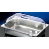 Ristosubito Coperchio a cupola in policarbonato per bacinelle da gelateria Dimensioni mm. L 360 x P 250 x 80 h Modello GEMUF3625