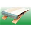 Pedana elastica a doppia articolazione in legno