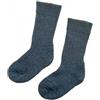Hirsch Natur Calzino in lana con soletta isolante - col. blu melange
