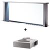 AIRONE cappa da piano aspirante downdraft MOZART con motore FLAT AMF 13 - MOZART+AMF13+KT10