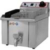 Beckers Friggitrice Elettrica Da banco con rubinetto Modello FBR7LT Potenza: KW 3.25 Monofase