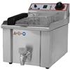 Beckers Friggitrice Elettrica Da banco con rubinetto Modello FBR9LT Potenza: KW 3.5 Monofase