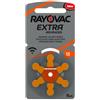 Rayovac 30 Batterie Rayovac Extra Misura 13 / PR48 / P13 - 5 Blister da 6 Pile per Protesi Acustiche
