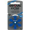 Rayovac Misura 675 / PR44 / P675 - Blister da 6 Batterie per Protesi Acustiche