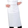 Ristosubito Grembiule Cuoco Rondin IC 100% cotone Colore Bianco con bordi neri Modello 114421