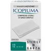 Icopiuma Compresse Sterili di Garza Idrofila Misura 18 x 40 cm, 12 Pezzi