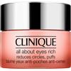 Clinique All About Eyes Rich Reduces circles and puffs