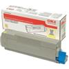 Oki Toner Giallo 46507505 C612 6000 Copie Originale