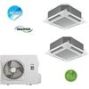CLIMATIZZATORE DUAL CASSETTA 9+12 C DC INVERTER CASSETTA CLASSE A++A+ GAMMA 2025 GAS R-32