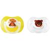 Mebby Succhietto Fisiologico Lattice 6+ M Disegno Animali 2 Pezzi