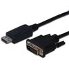 Digitus AK340301030S Cavo Video da Display Port a DVI-D 3m Nero