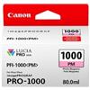 Canon Cartuccia D'Inchiostro Magenta (Foto) Pfi-1000Pm 0551C001 3755 Pagine 80Ml Originale