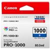 Canon Cartuccia D'Inchiostro Blu Pfi-1000B 0555C001 4875 Pagine 80Ml Originale