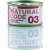 Natural code 03 gatto pollo e salmone 85 gr