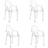 KARTELL set da 4 sedie LOUIS GHOST - 4x5853-B4