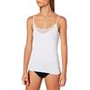 CALIDA Damen Feminine Sense Maglietta intima, Bianco, 40-42 EU