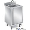 Lavamani armadiato in acciaio inox h31412