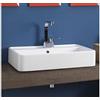 Ceramica Flaminia Lavabo Miniwash 75 da appoggio con piano rubinetteria - Foro Rubinetteria: Senza Foro Rubinetteria