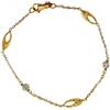 Gioielleria Lucchese Oro Bracciale donna in oro giallo e bianco 803321724455