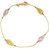 Gioielleria Lucchese Oro Bracciale donna in oro giallo e bianco 803321706430