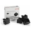 XEROX COLORSTIX NERO 108R00935 8600 COPIE SOLID INK, PACCO CON 4 PEZZI ORIGINALE