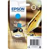 Epson Cartuccia Epson 16 XL T1632 ciano [C13T16324012]