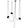 FLOS set da 3 lampade a sospensione AIM SMALL NERE - 3xF0095030+F0093030