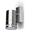 V-TAC LAMPADA DA PARETE 1 ATTACCO GU10 INOX VT-7631-LED7505